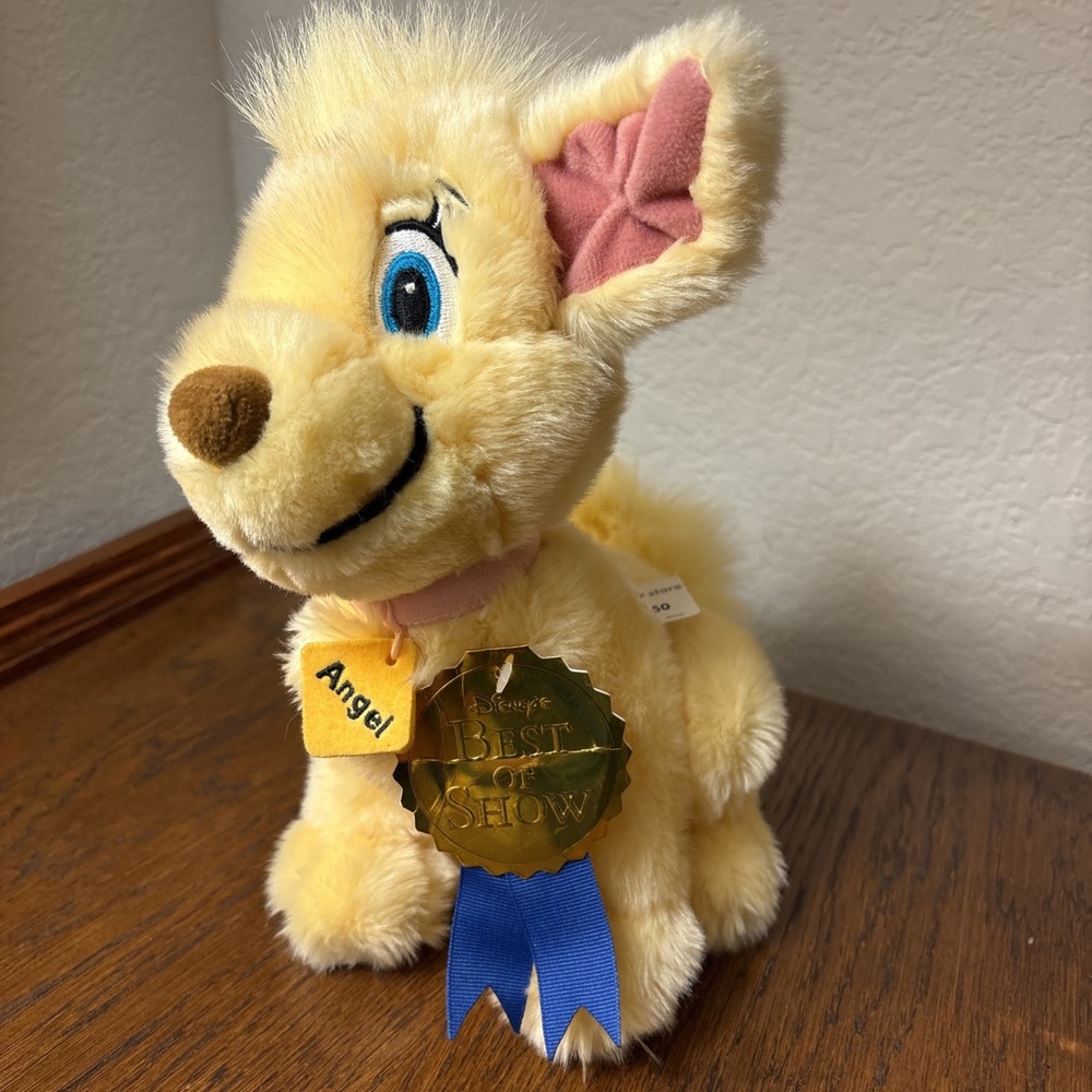 Angel Plush Dog From Lady and The Tramp 2 With Tags Attached The Disney Store